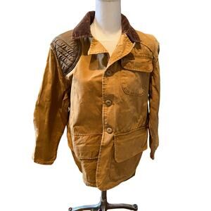 Vintage Stream & Field Barn Jacket Tan Water Repellent Canvas